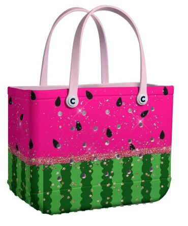 Bucket Tote Bag, Limited Edition Bogg Bag, Beach Bag Summer Slice