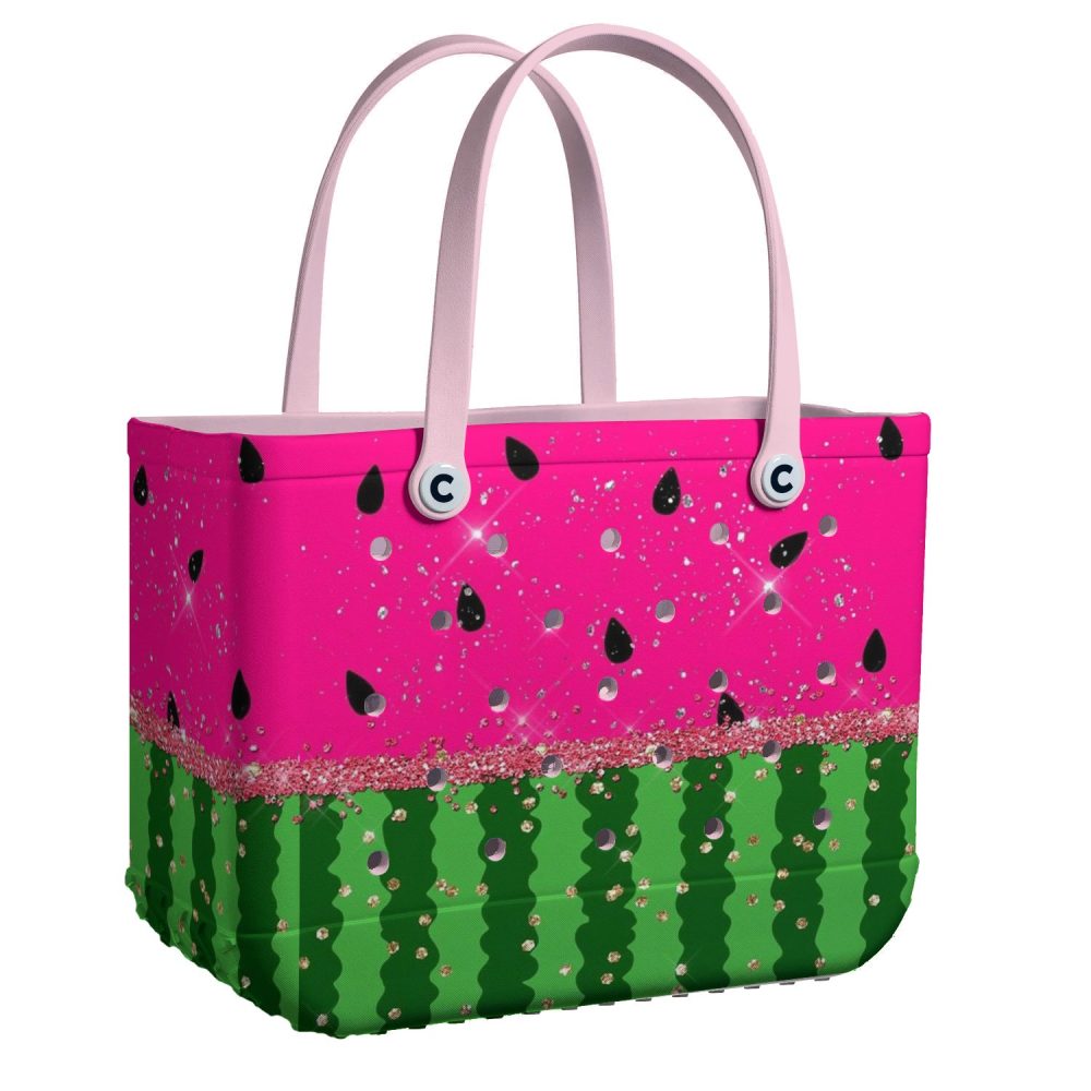 Bucket Tote Bag, Limited Edition Bogg Bag, Beach Bag Summer Slice