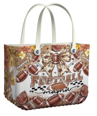 Stylish Football Mom Tote Bag – Perfect For Game Day & Everyday Use!