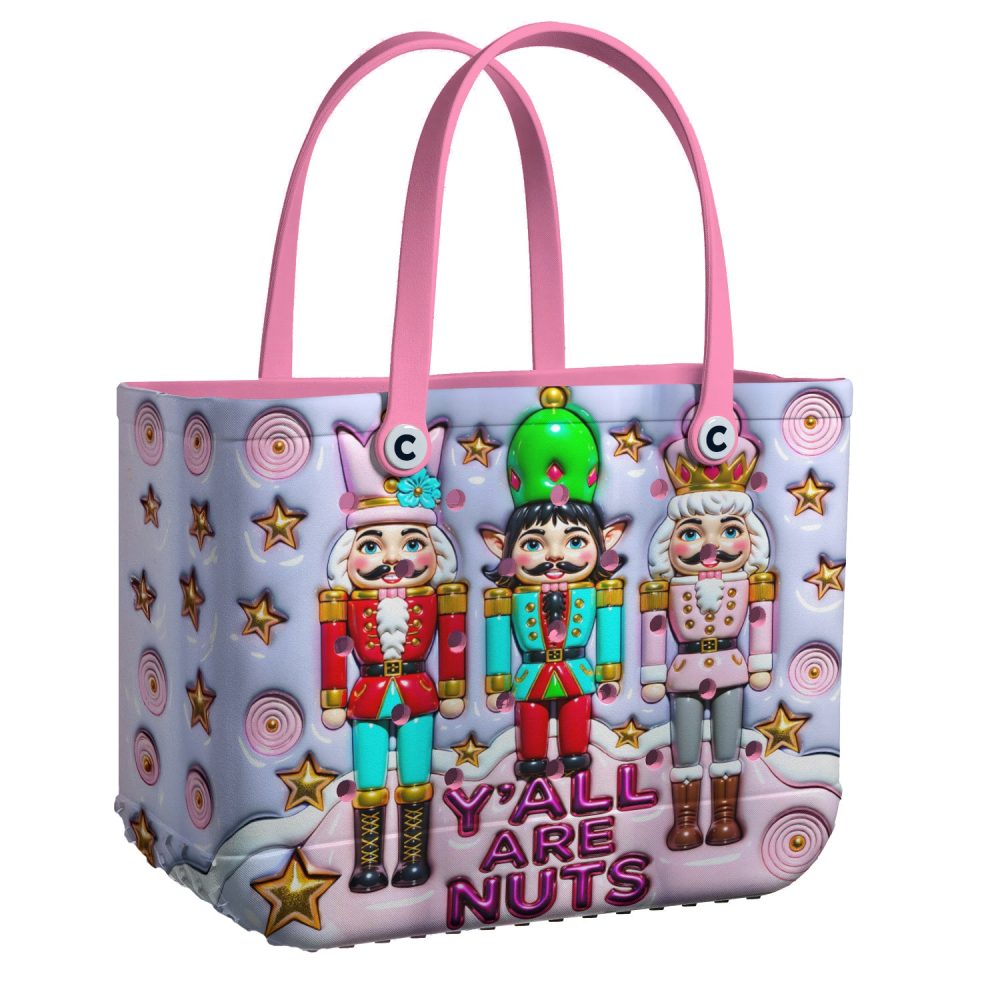 Festive Nutcracker Tote Bag - Fun & Quirky Design For Holiday Cheer!
