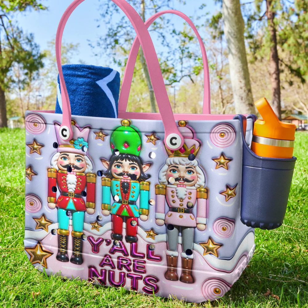 Festive Nutcracker Tote Bag - Fun & Quirky Design For Holiday Cheer! - Image 3