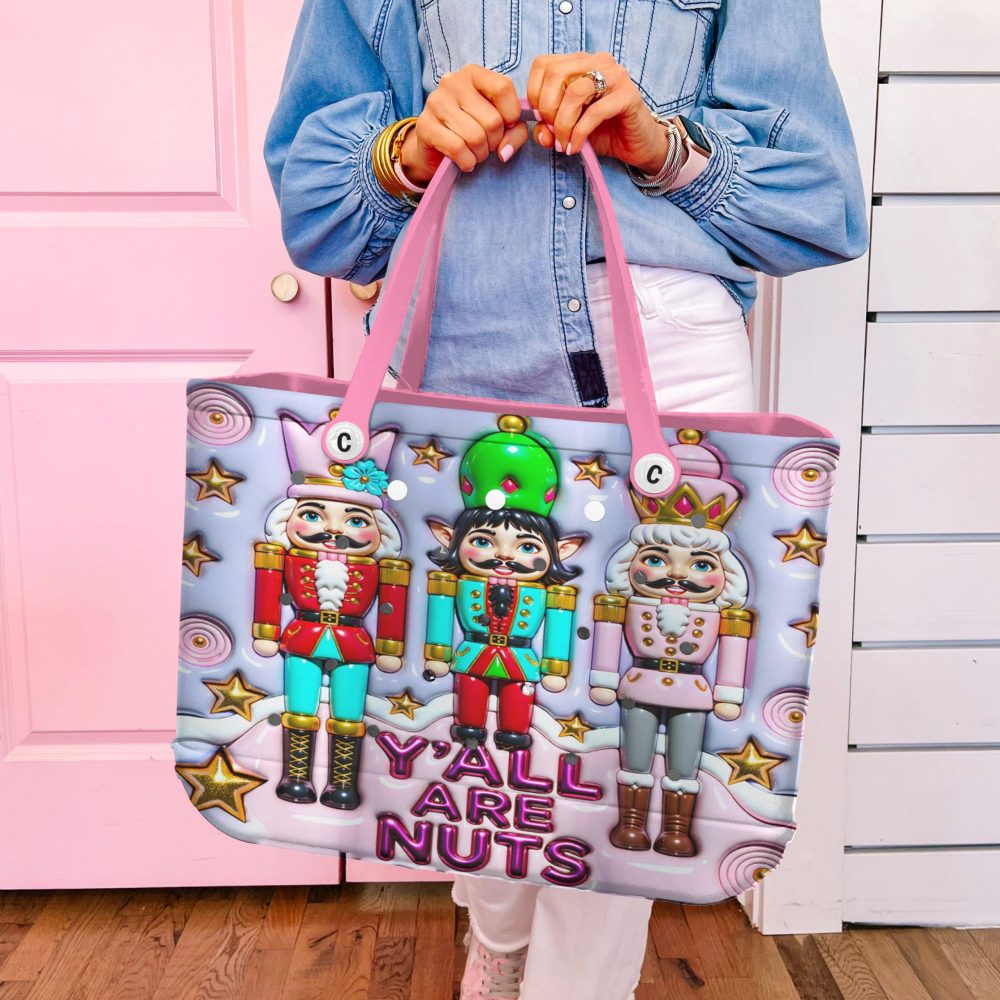 Festive Nutcracker Tote Bag - Fun & Quirky Design For Holiday Cheer! - Image 4