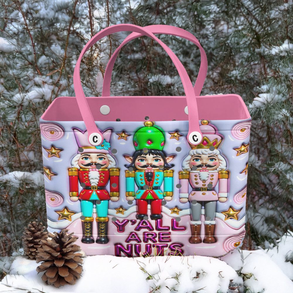 Festive Nutcracker Tote Bag - Fun & Quirky Design For Holiday Cheer! - Image 2