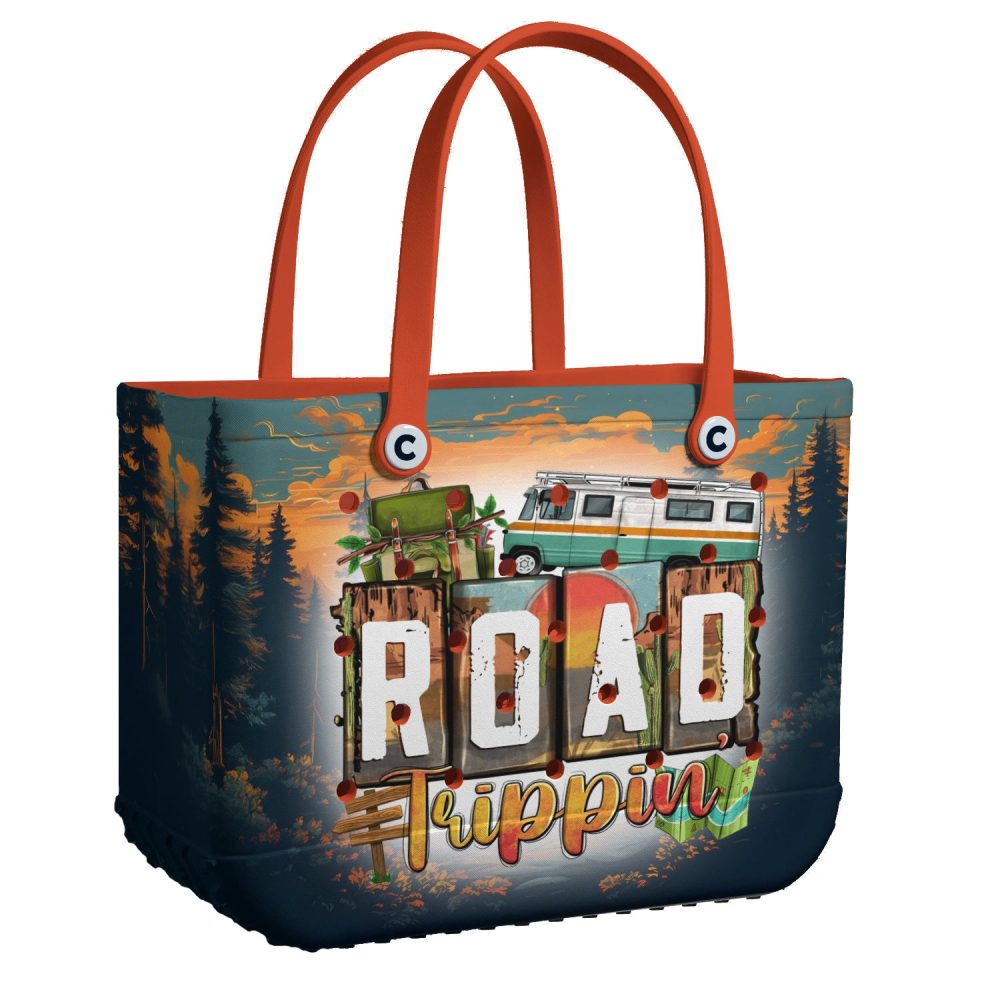 Adventure-Ready Road Trippin' Tote Bag - Durable, Stylish & Spacious For Travel Lovers
