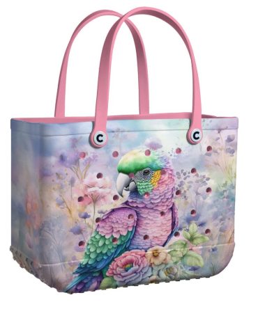 Vibrant Parrot Tote Bag - Stylish, Colorful & Eco-Friendly - Perfect For Everyday Use