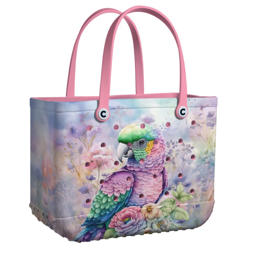 Vibrant Parrot Tote Bag - Stylish, Colorful & Eco-Friendly - Perfect For Everyday Use