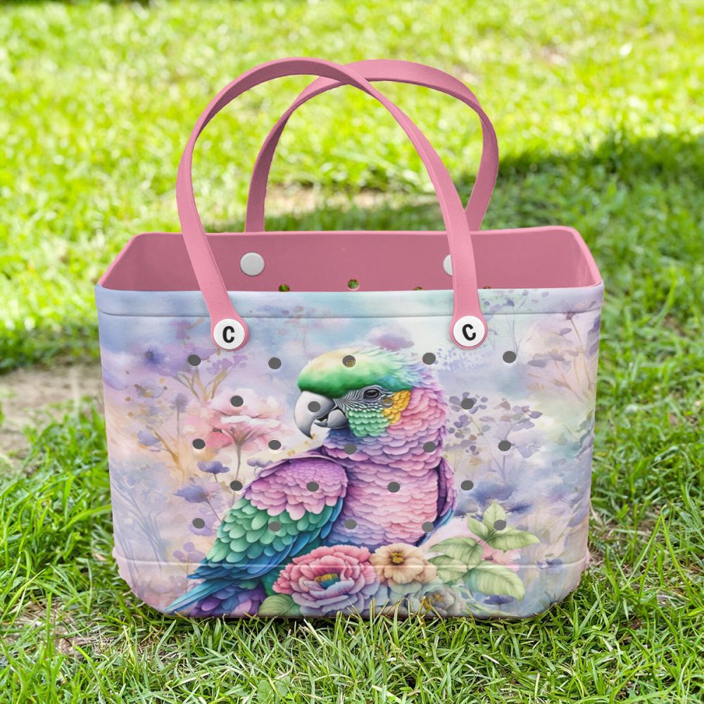 Vibrant Parrot Tote Bag - Stylish, Colorful & Eco-Friendly - Perfect For Everyday Use - Image 4