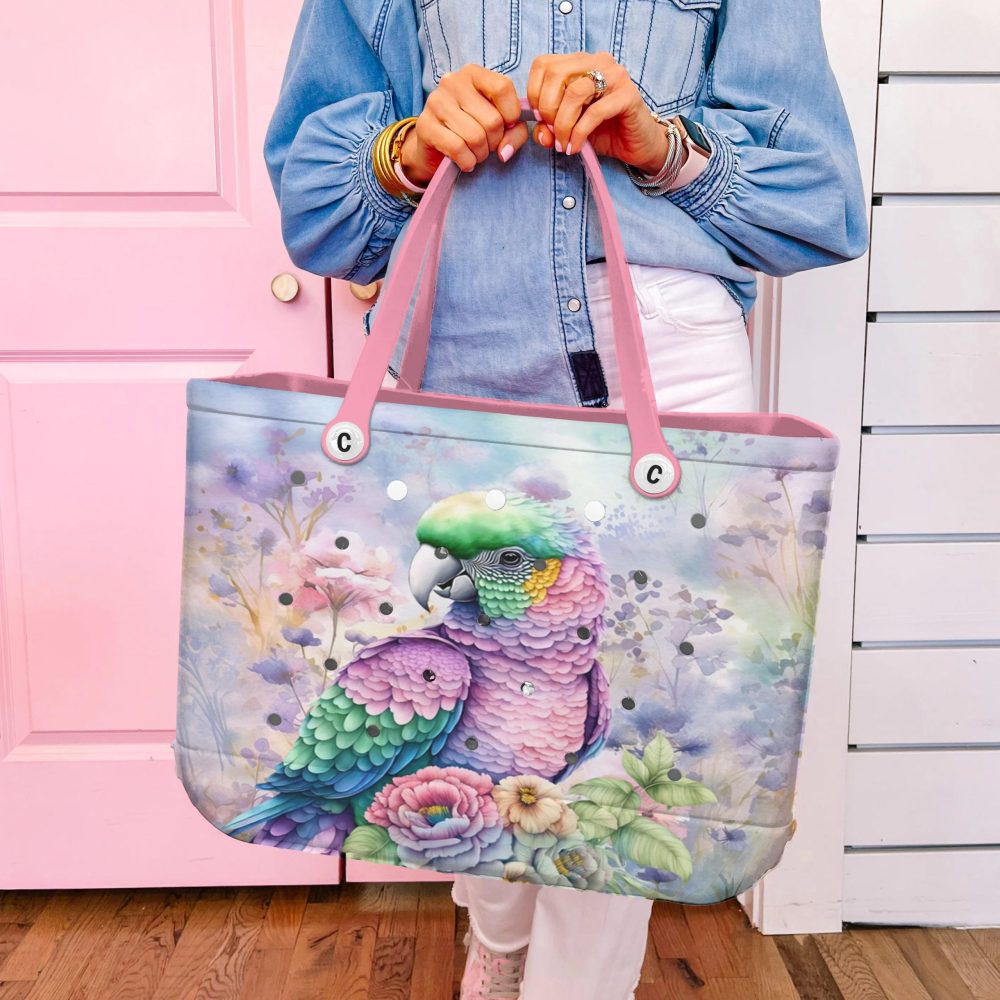 Vibrant Parrot Tote Bag - Stylish, Colorful & Eco-Friendly - Perfect For Everyday Use - Image 3