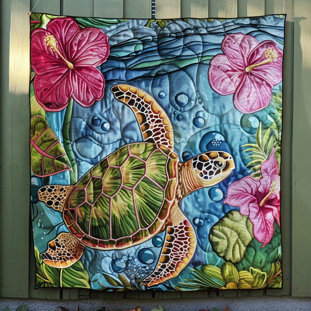 Turtle Bay Quilted Blanket - Image 2