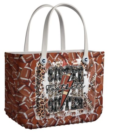 Bucket Tote Bag, Limited Edition Bogg Bag, Beach Bag Play Hard, Sister Strong