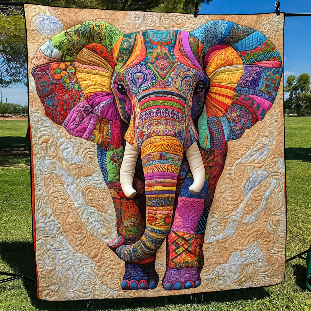 Sunset Strider Quilted Blanket - Image 2