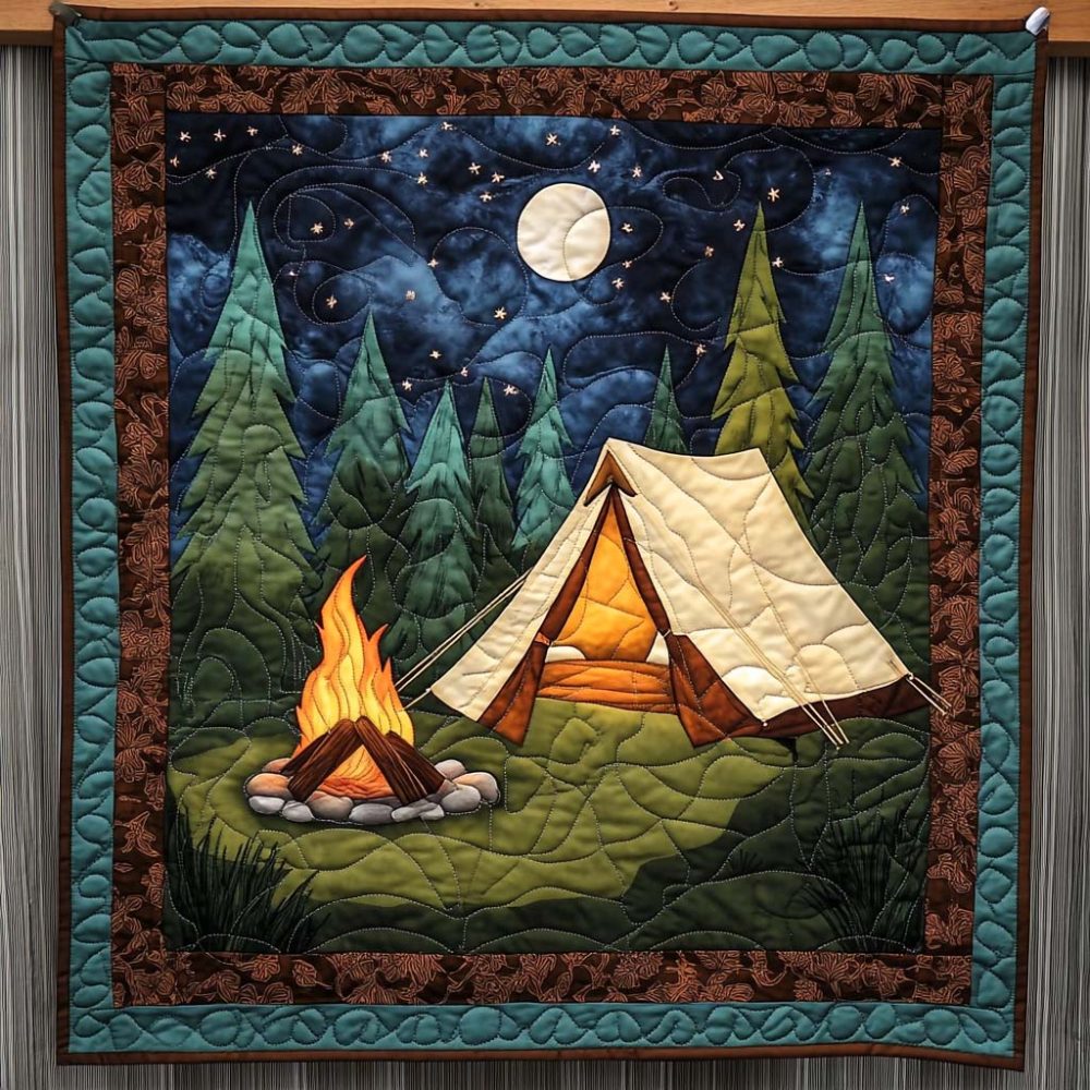 Adventure Camp Quilted Blanket
