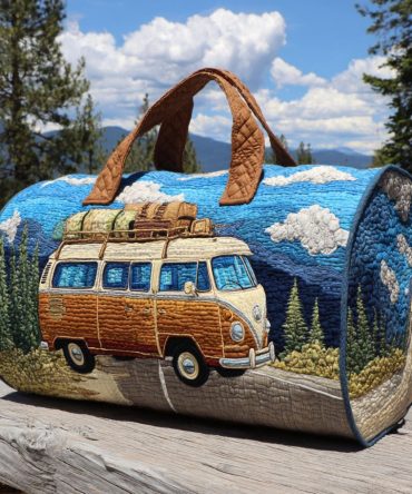 Adventure Tracks Quilted Duffle Bag