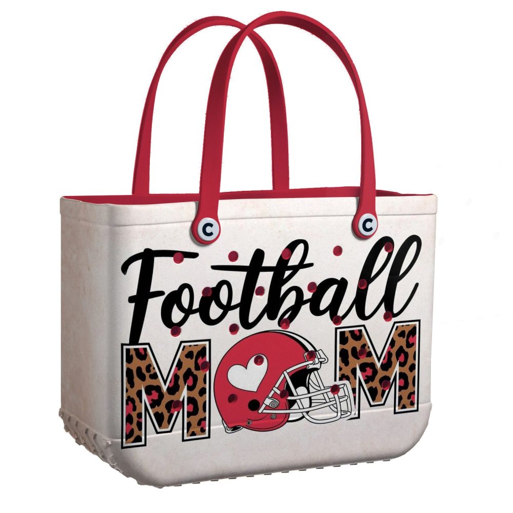Stylish Football Mom Tote Bag - Perfect For Game Day & Everyday Use!