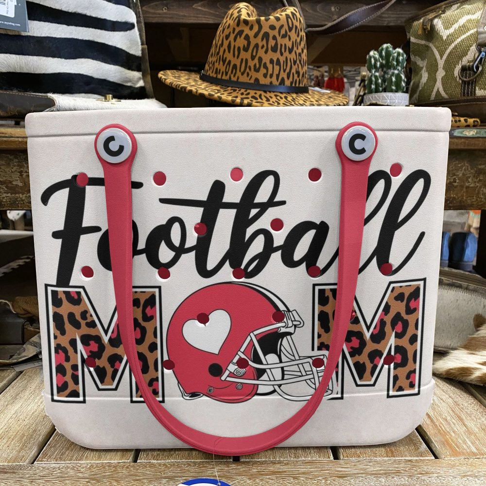 Stylish Football Mom Tote Bag - Perfect For Game Day & Everyday Use! - Image 4