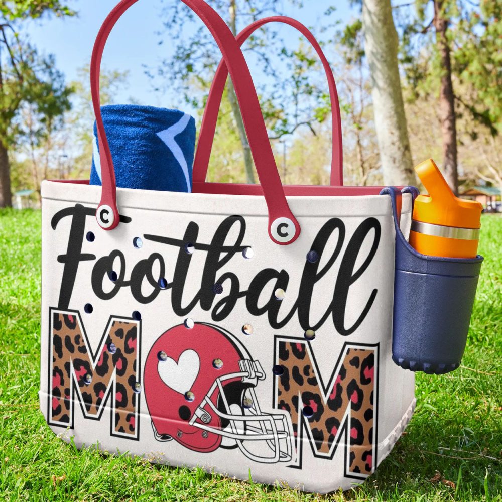 Stylish Football Mom Tote Bag - Perfect For Game Day & Everyday Use! - Image 5