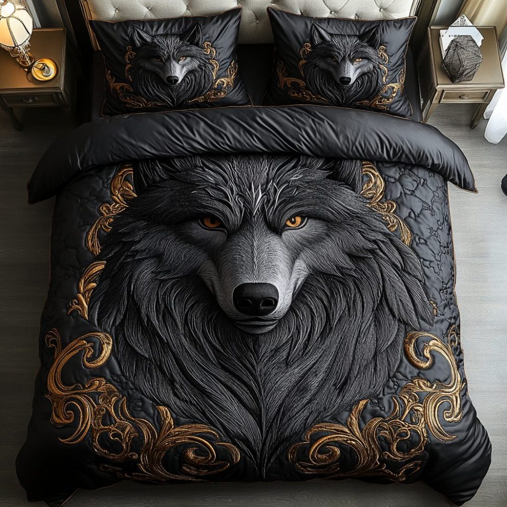 Alpha Guardian 3-Piece Quilted Bedding Set