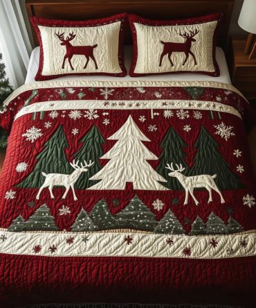 Alpine Cheer 3-Piece Quilted Bedding Set