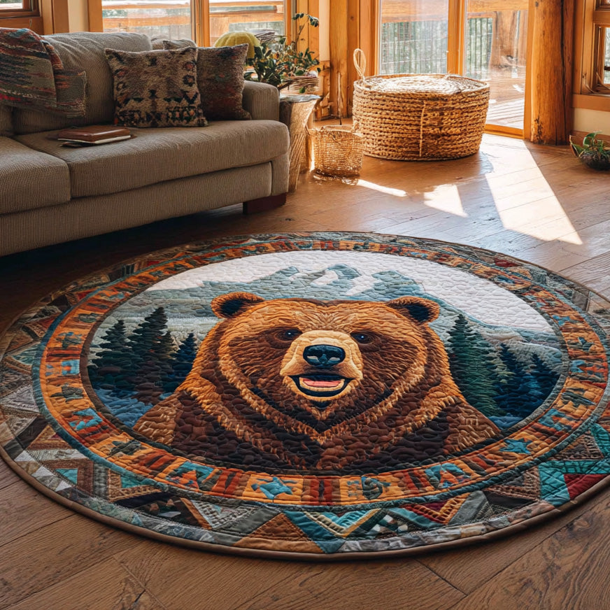Alpine King Quilted Round Mat