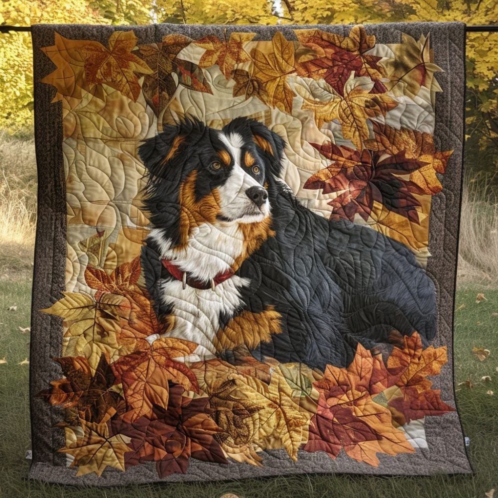 Amber Fetch Quilted Blanket