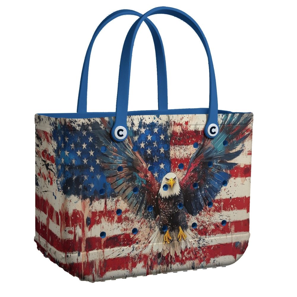 Patriotic Eagle Tote Bag – Bold American Flag Design, Perfect For Everyday Use