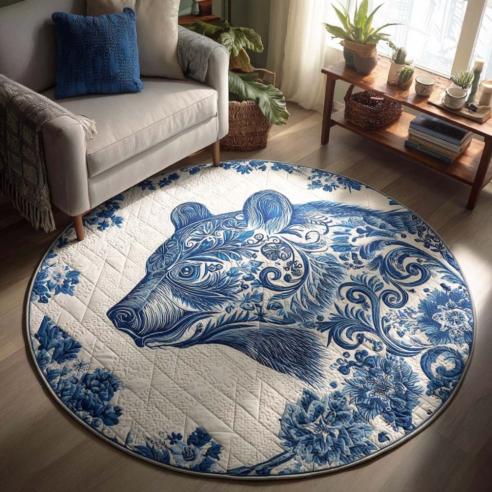 Ashen Claw Quilted Round Mat