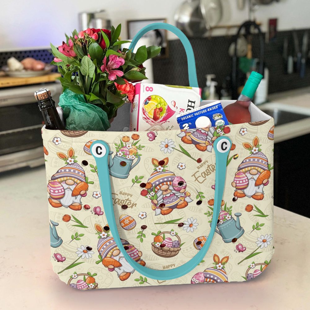 Bucket Tote Bag, Limited Edition Bogg Bag, Beach Bag Hoppy Easter - Image 6