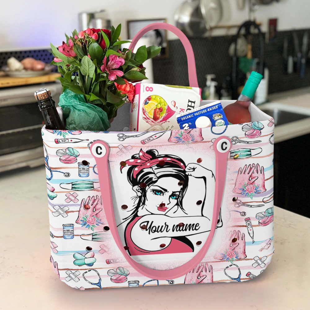 Custom Nurse Tote Bag - Personalized Gift For Healthcare Heroes - Durable & Stylish With Unique Design - Image 5