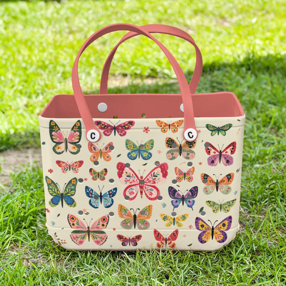 Bucket Tote Bag, Limited Edition Bogg Bag, Beach Bag Wings Of Wonder - Image 2