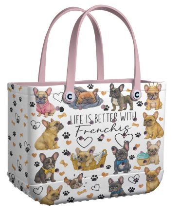 French Bulldog Tote Bag - Cute & Stylish Dog Lover'S Accessory For Everyday Use