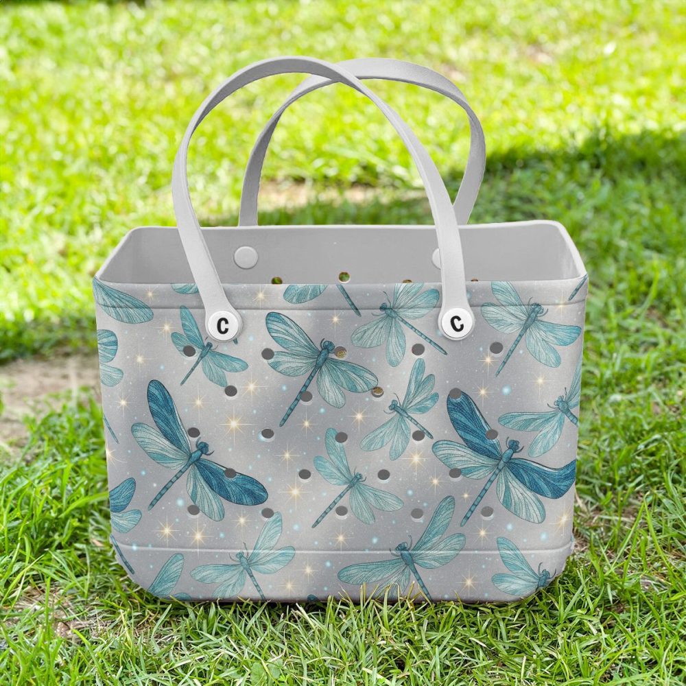 Stylish Dragonfly Tote Bag – Durable, Waterproof & Eco-Friendly Design For Everyday Use - Image 3