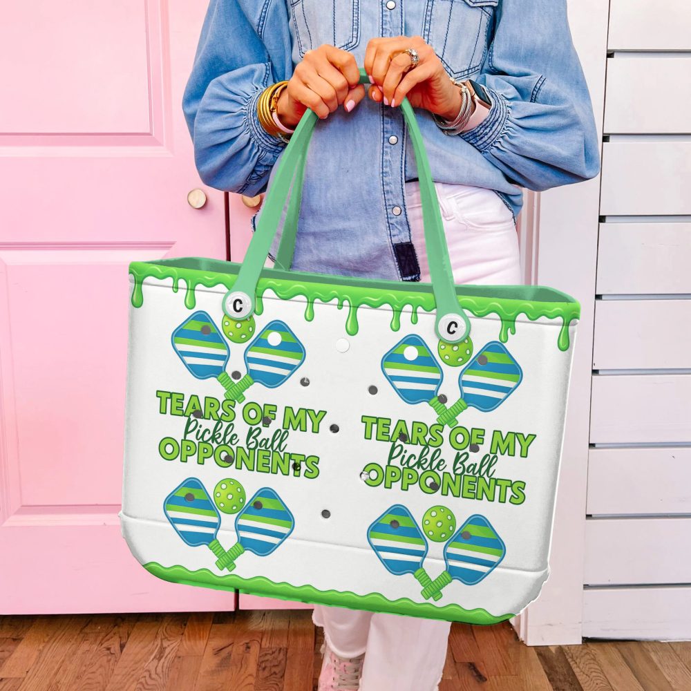 Pickleball Tote Bag - 'Tears Of My Opponents' Design , Fun & Stylish Carry-All - Image 4