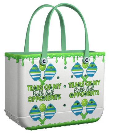 Pickleball Tote Bag - 'Tears Of My Opponents' Design , Fun & Stylish Carry-All