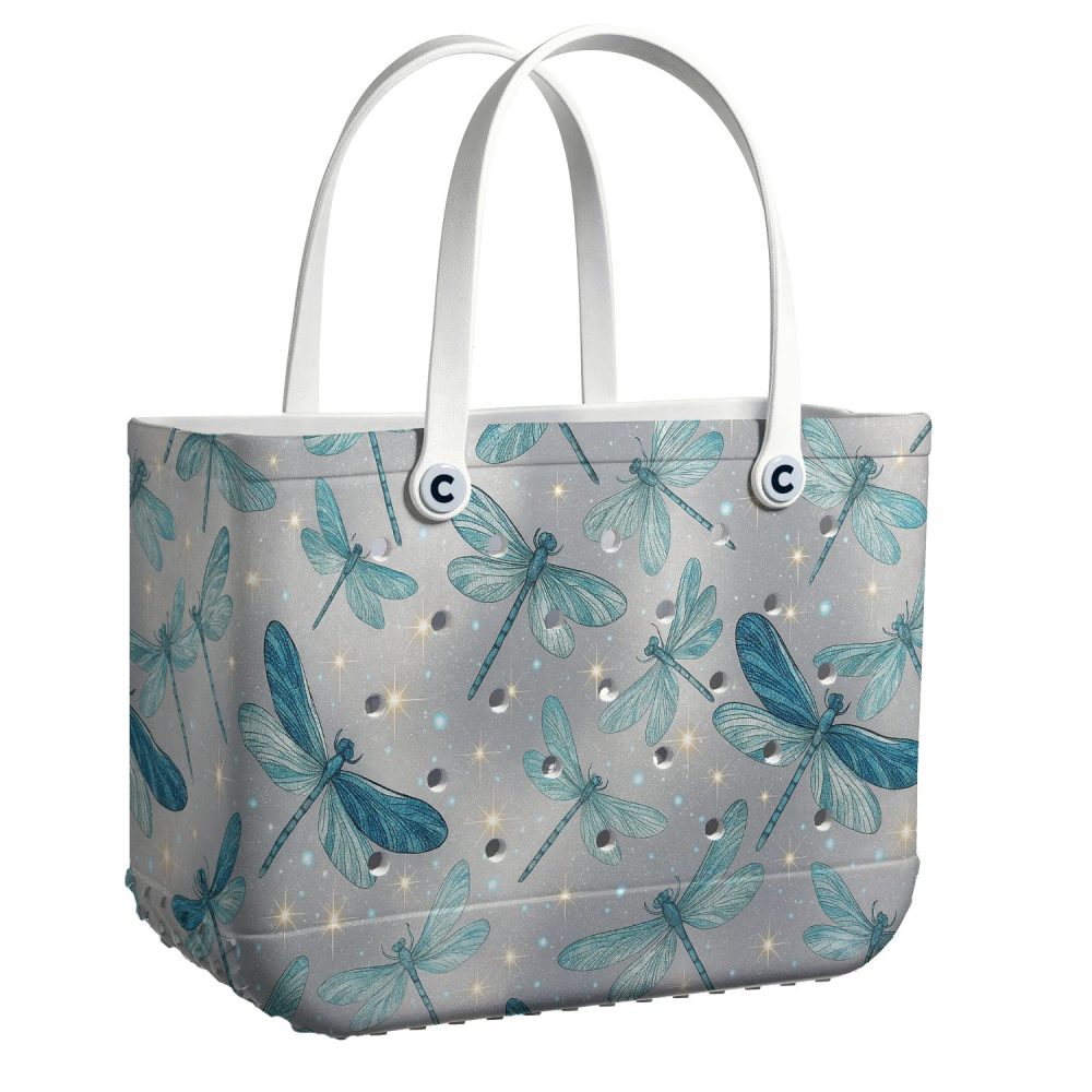 Stylish Dragonfly Tote Bag – Durable, Waterproof & Eco-Friendly Design For Everyday Use