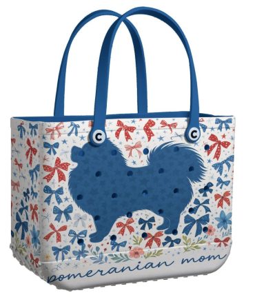 Pomeranian Mom Tote Bag - Cute & Stylish Floral Design For Dog Lovers