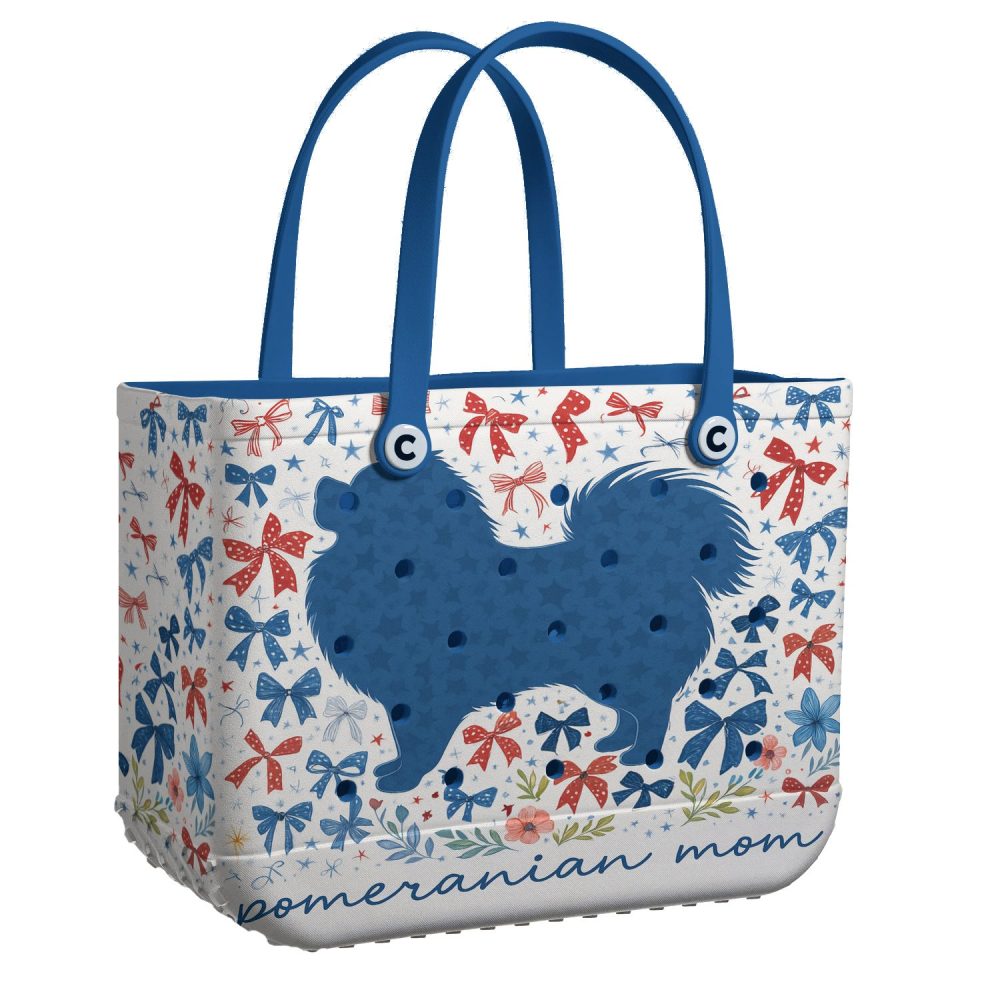Pomeranian Mom Tote Bag - Cute & Stylish Floral Design For Dog Lovers