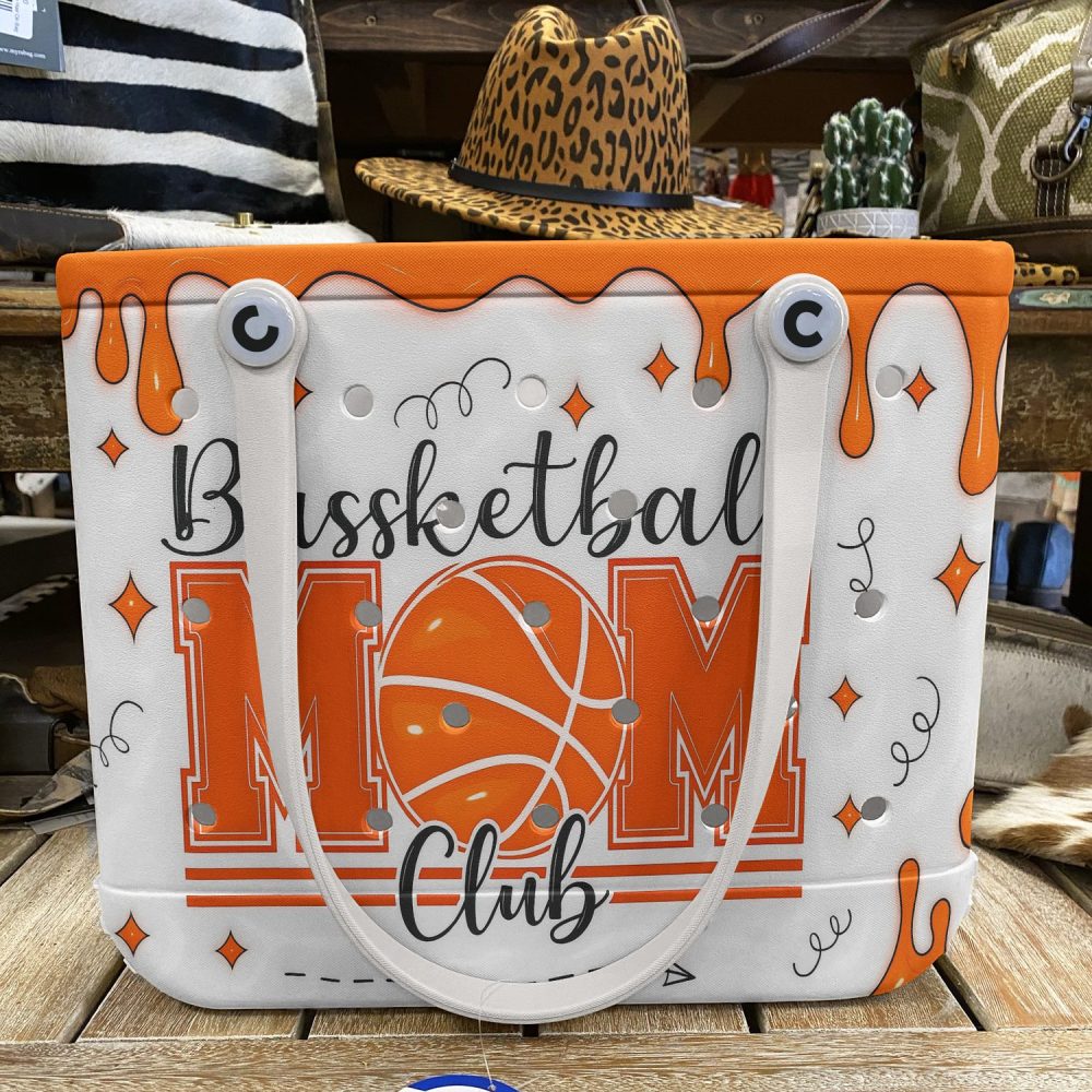 Basketball Mom Club Tote Bag – Stylish & Spacious For Game Day Essentials - Image 5