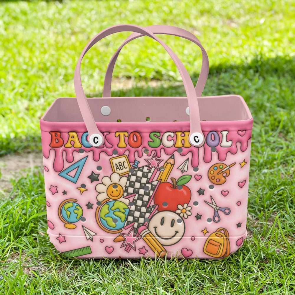 Colorful Back To School Tote Bag – Cute & Durable With Fun Designs For Kids - Image 3