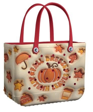 Charming Fall Tote Bag - Autumn Leaves Design, Perfect For Seasonal Style & Everyday Use