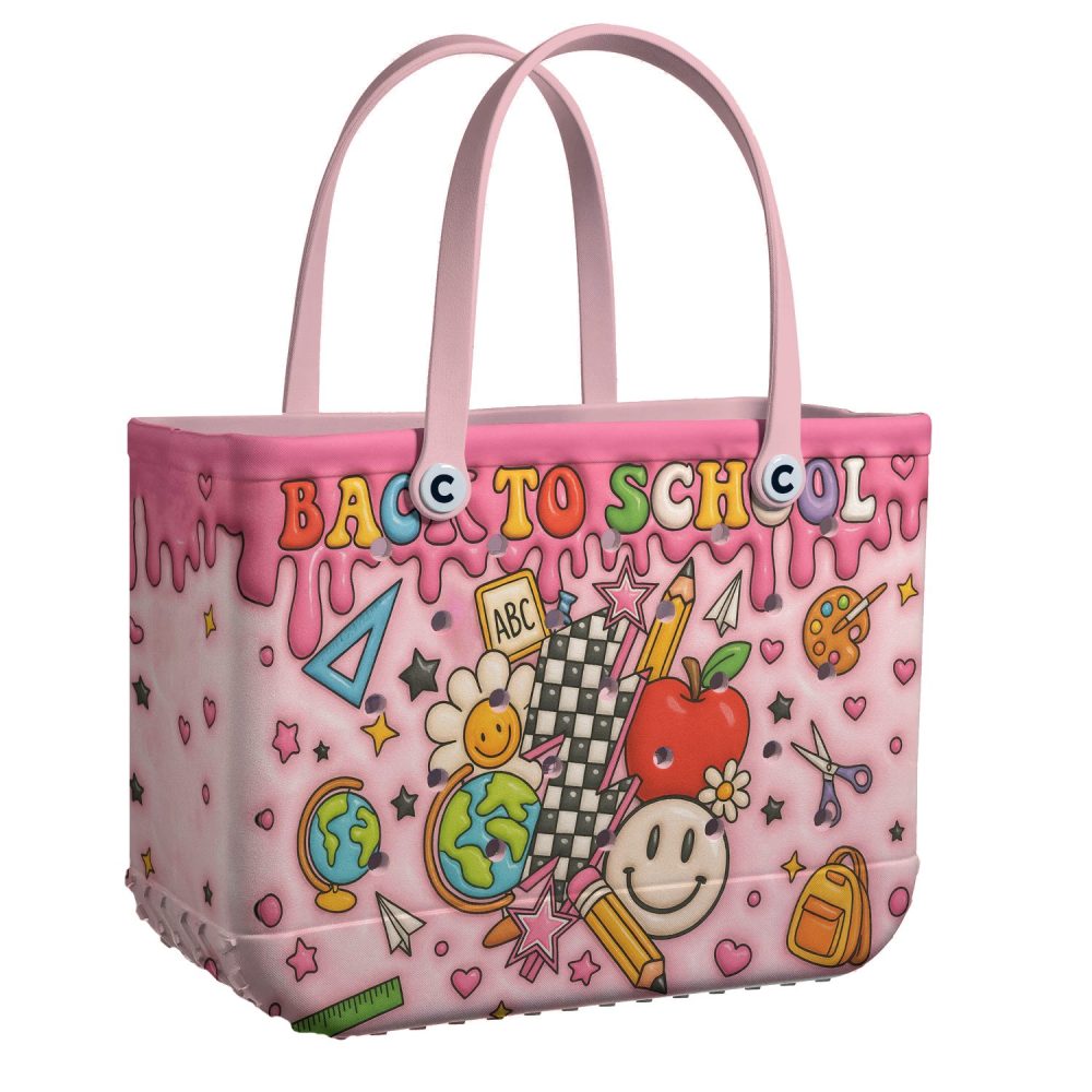 Colorful Back To School Tote Bag – Cute & Durable With Fun Designs For Kids