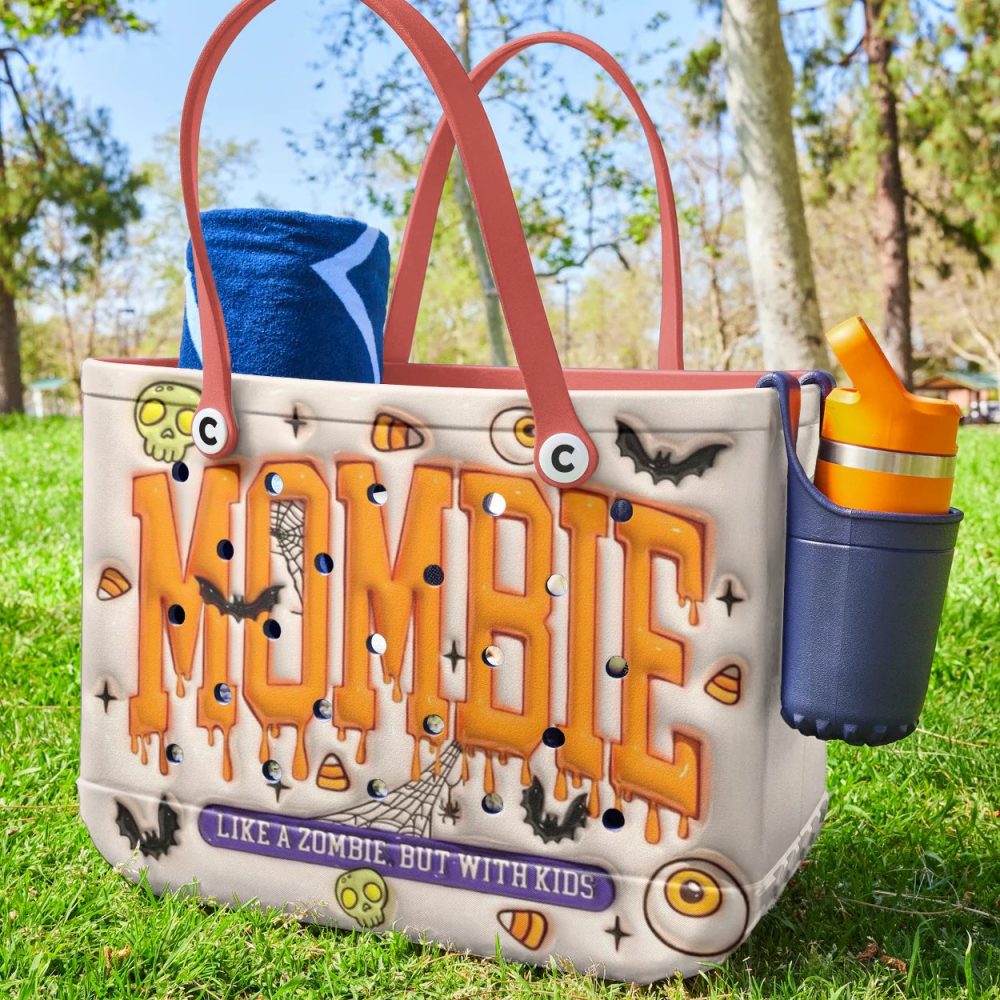 Fun 'Mombie' Tote Bag – Perfect For Halloween & Moms On The Go! - Image 3