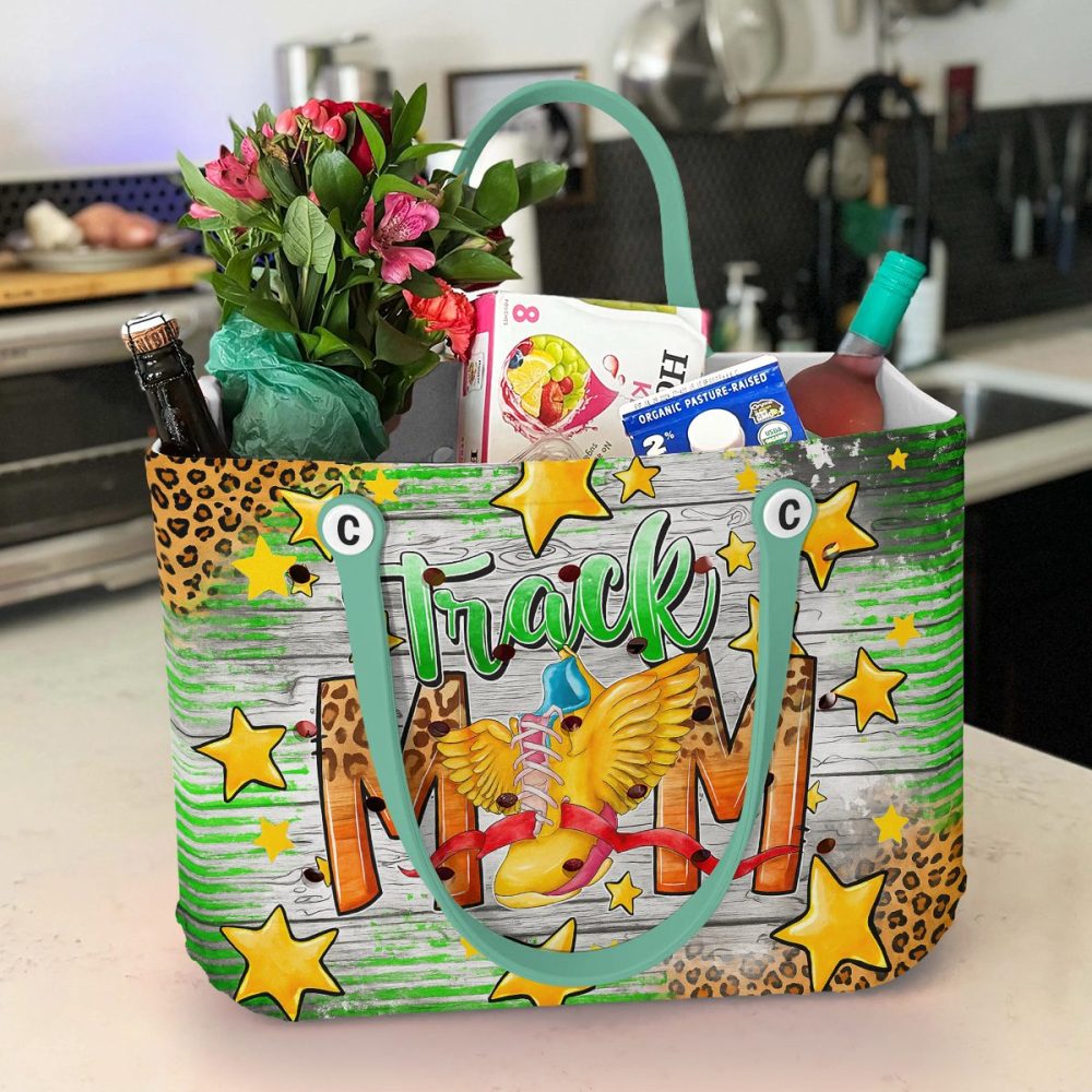 Stylish Track Mom Tote Bag – Perfect Gift For Proud Sports Moms, Durable & Chic Design! - Image 5