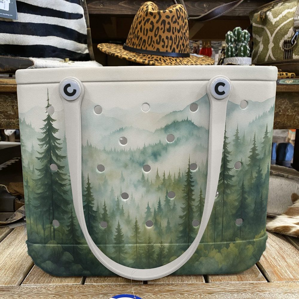 Eco-Friendly Forest Print Tote Bag - Durable, Stylish, And Spacious For Everyday Use - Image 6