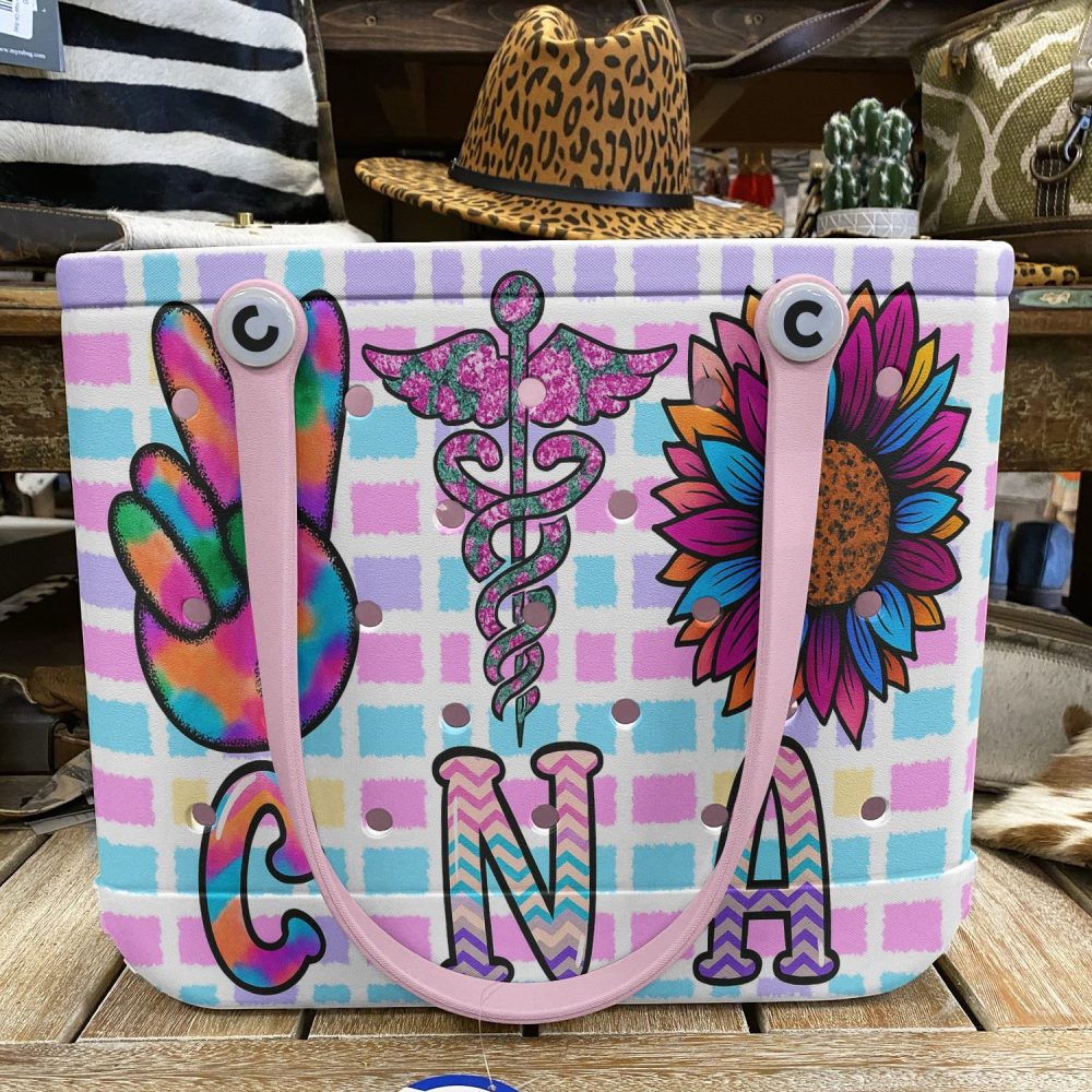 Colorful Cna Tote Bag - Vibrant Medical-Themed Design For Nurses & Healthcare Workers - Image 5