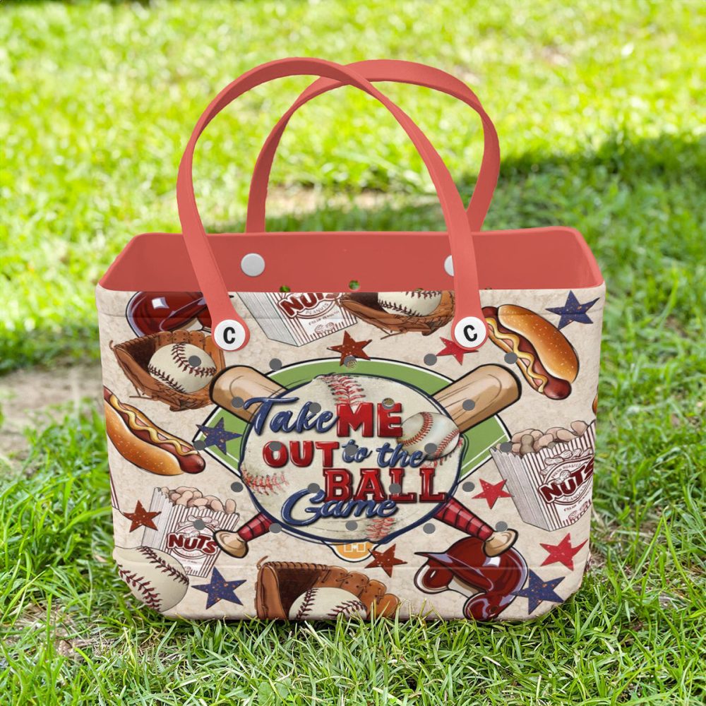 Baseball-Themed Tote Bag – Perfect For Sports Fans & Games – Stylish & Spacious - Image 3