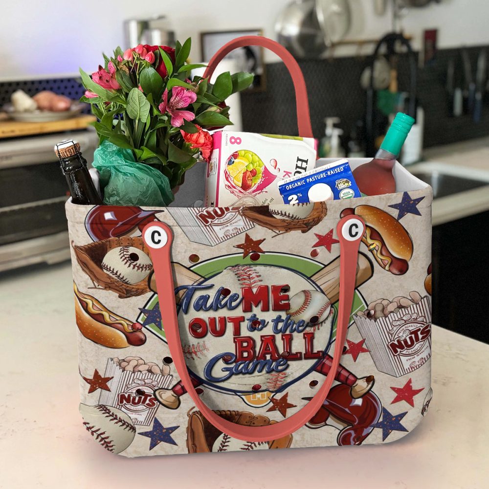 Baseball-Themed Tote Bag – Perfect For Sports Fans & Games – Stylish & Spacious - Image 4