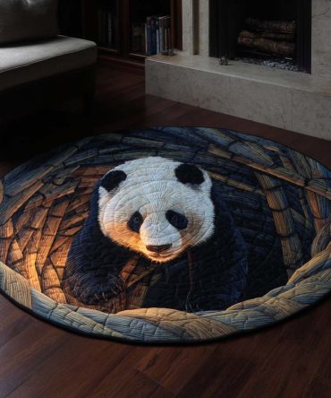 Bamboo Glow Quilted Round Mat