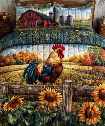 Barnyard Bliss 3-Piece Quilted Bedding Set