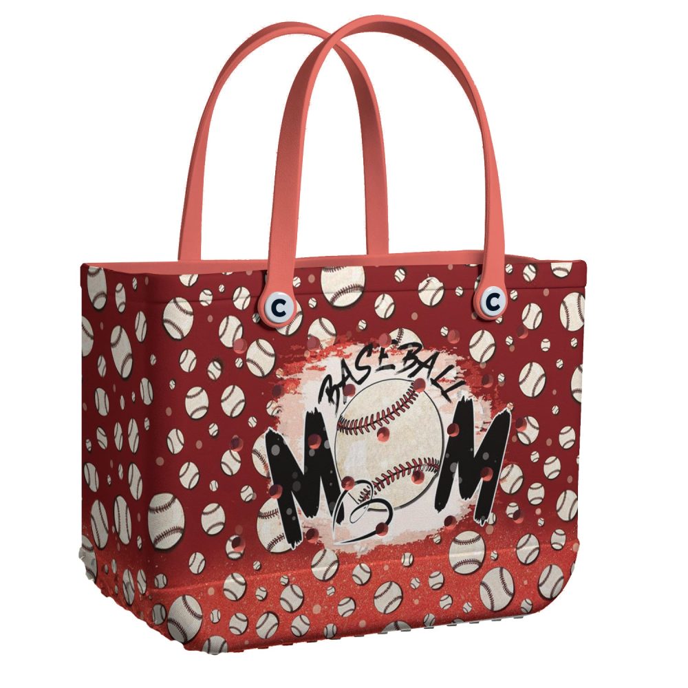 Stylish Baseball Mom Tote Bag - Perfect Gift For Sports Lovers - Durable & Trendy Design
