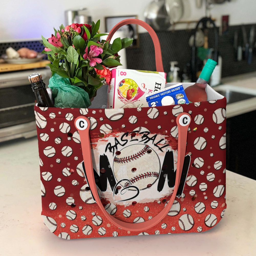 Stylish Baseball Mom Tote Bag - Perfect Gift For Sports Lovers - Durable & Trendy Design - Image 5